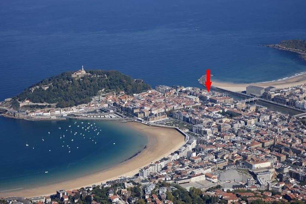 Apartamento Urumea San Sebastian Bagian luar foto